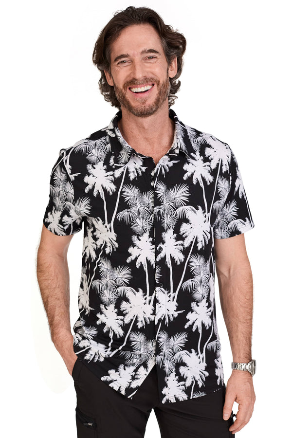 Palm Beach Short Sleeve Button Up Shirt